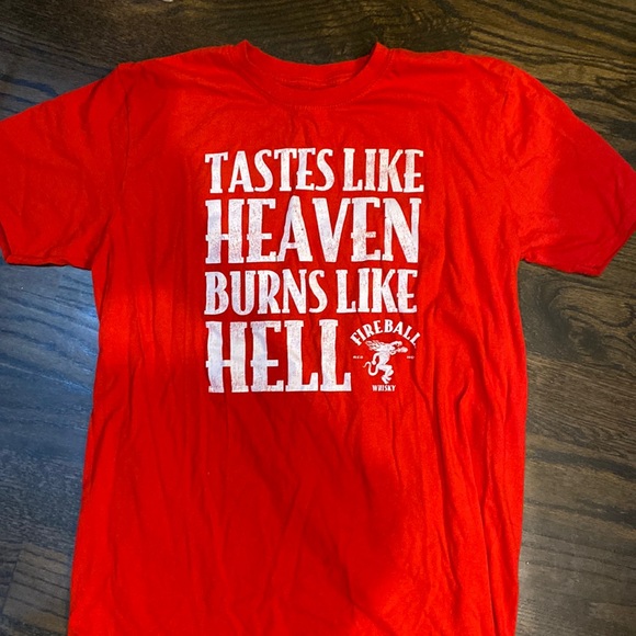 Fireball Whiskey t shirt - Picture 1 of 2